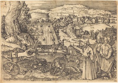 Den store kanon af Hieronymus Hopfer after Albrecht Dürer