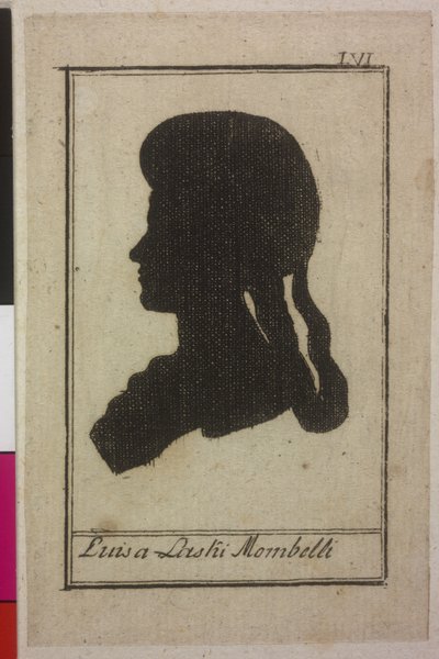 Luisa Mombelli af Hieronymus Loschenkohl