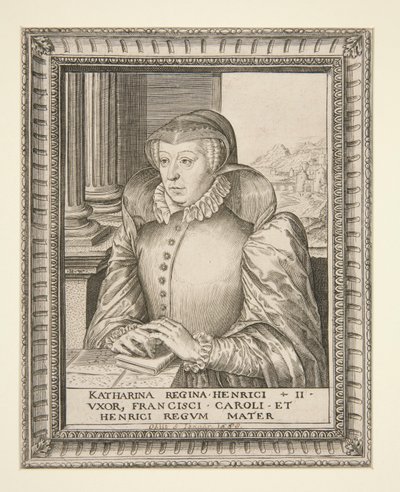 Catherine de Medici af Hieronymus Wierix