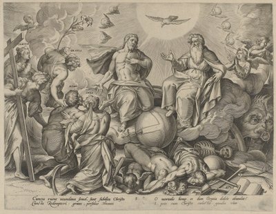 Sidste dom The Four Ages of Man and Death (serietitel) af Hieronymus Wierix