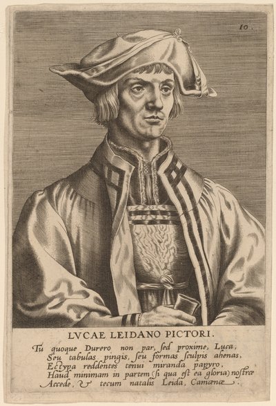 Lucas van Leyden af Hieronymus Wierix