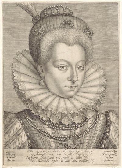 Portræt af Catherine Henriette de Balzac d