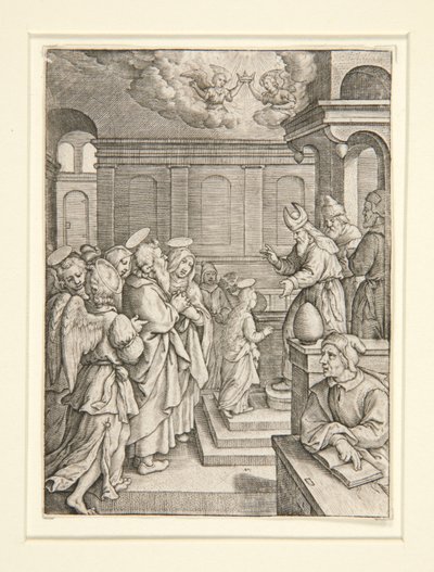 The Presentation of the Virgin, fra serien The Life of the Virgin af Hieronymus Wierix