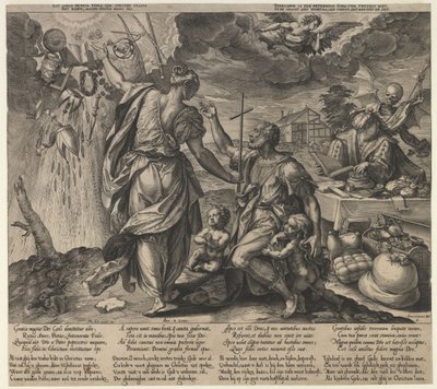 De to dødsfald, anden halvdel af det 16. årh. af Hieronymus Wierx