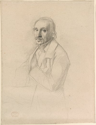 Auguste Degas af Hilaire Germain Edgar Degas