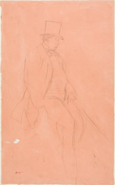 Gentleman Rider af Hilaire Germain Edgar Degas