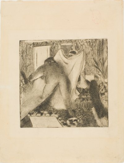 Forlader badet af Hilaire Germain Edgar Degas