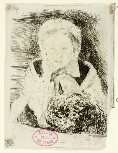 Marguerite Degas, kunstnerens søster af Hilaire Germain Edgar Degas