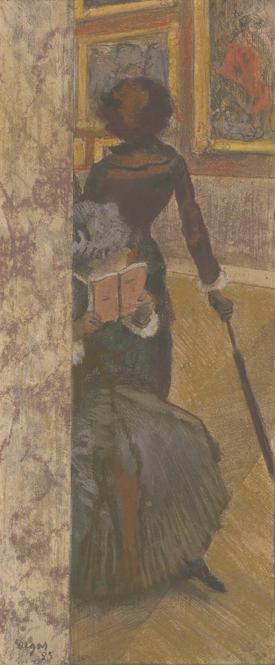 Mary Cassatt på Louvre: Galleriet med malerier af Hilaire Germain Edgar Degas