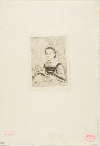 Mlle. N. Wolkonska, anden tallerken af Hilaire Germain Edgar Degas