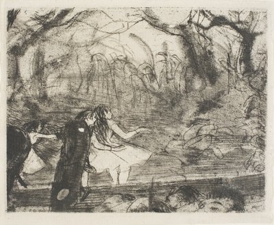 På scene III af Hilaire Germain Edgar Degas