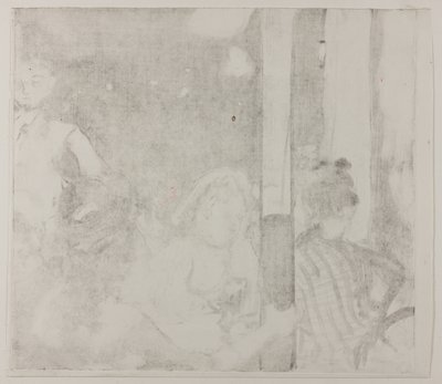 Kvinder foran en café, aften af Hilaire Germain Edgar Degas