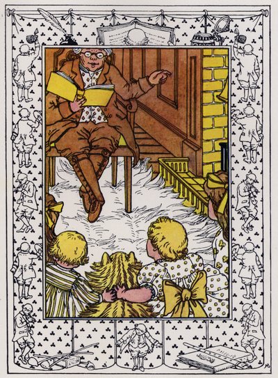 Fætter Peter (farve litho) af Hilda Broughton