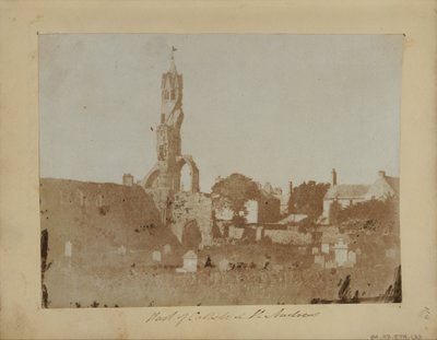 West End of St. Andrews og Cathedral Precinct fra nordøst. af Hill and Adamson Adamson
