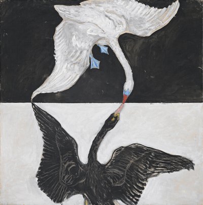 Gruppe IX/SUW, nr. 1, Svanen, nr. 1 af Hilma af Klint