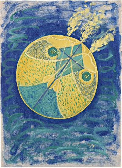 Gruppe I, nr. 7. Primordial Chaos af Hilma af Klint