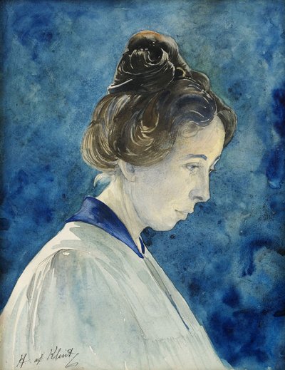 Selvportræt, ca. 1890. af Hilma af Klint