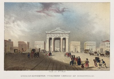 Euston Station, London af Hilmar Johannes after Backer