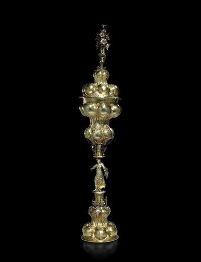 Medingen Minerva Cup, c.1650 (sølv og sølv) af Hinrich Ohmssen