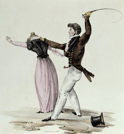 Kunsten at gøre sig elsket af sin kone, ca. 1825 af Hippolyte