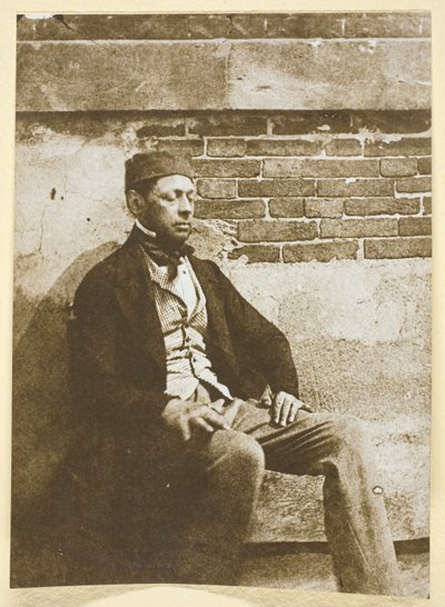 Bayard, lukkede øjne af Hippolyte Bayard