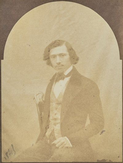 [Portræt af en siddende mand[. af Hippolyte Bayard