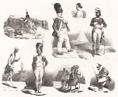 Otte vignetter af Hippolyte Bellange