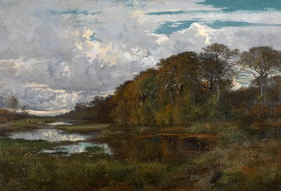 Dammene ved »Grijze Molen« i Terhulpen af Hippolyte Boulenger