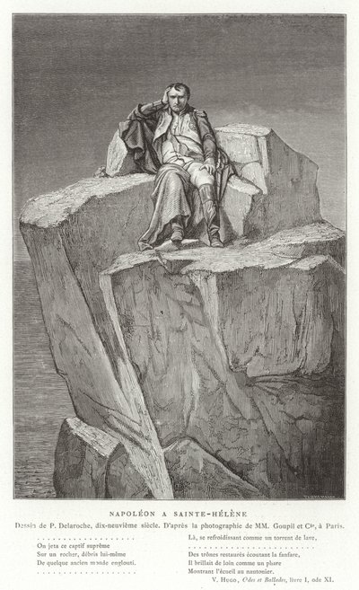Napoleon på St. Helena af Hippolyte Delaroche