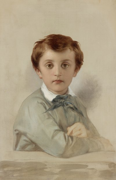 Portræt af Philippe-Grégoire Delaroche, kunstnerens yngre søn, 1851 af Hippolyte Delaroche