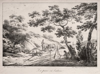 Canon klar til affyring af Hippolyte Lecomte