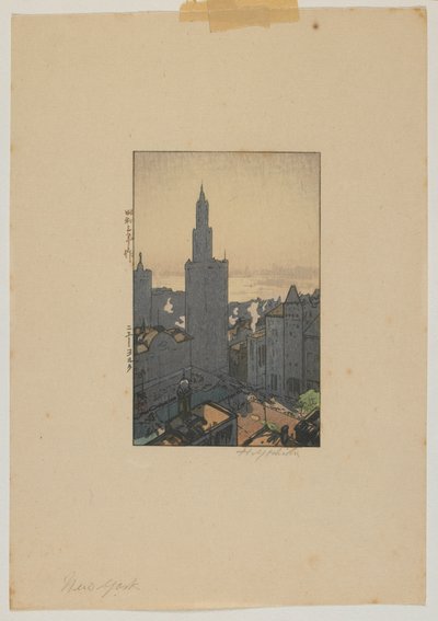 New York, Showa-æraen af Hiroshi Yoshida