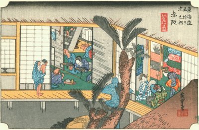 Akasaka af Hiroshige