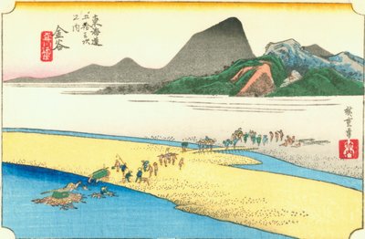 Kanaya af Hiroshige