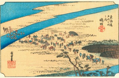 Shimada af Hiroshige