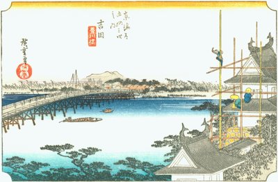 Yoshida af Hiroshige