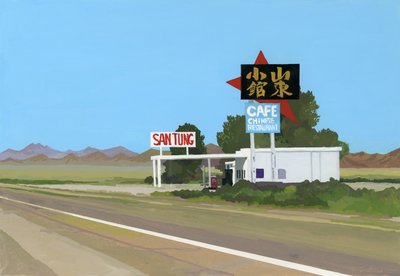 Kinesisk restaurant langs hovedvejen af Hiroyuki Izutsu