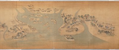 Tōkaidō-billedrulle af Hishikawa Moronobu