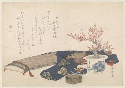 Stilleben med koto af Hishikawa Sori