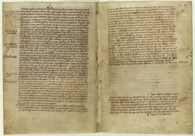 Versberetning om Magna Carta i Chronicle of Melrose Abbey, 1270