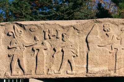 Basrelief fra Kultepe (Kanesh), Kappadokien, Tyrkiet, hettitiske civilisation, 3. årtusinde f.Kr. af Hittite