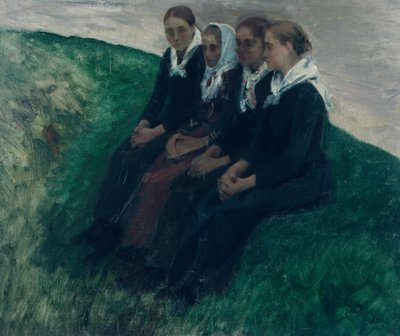 Fire venner af Hjalmer Eilif Emanuel Peterssen