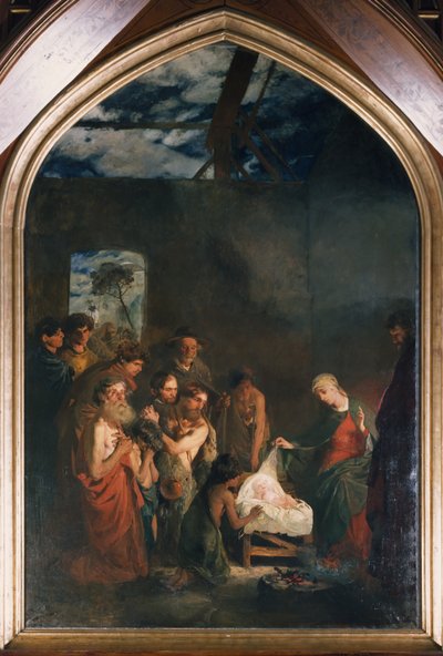 Tilbedelse af hyrden af Hjalmer Eilif Emanuel Peterssen