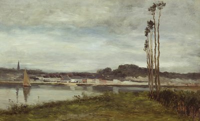 På Seinen, ca. 1895. af Homer Dodge Martin