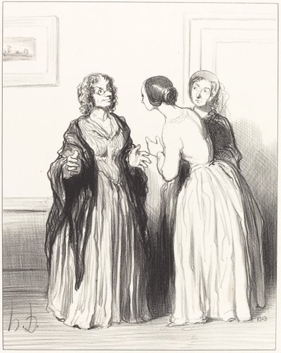 (1. blå bund) - Lad os benytte lejligheden... af Honoré Daumier