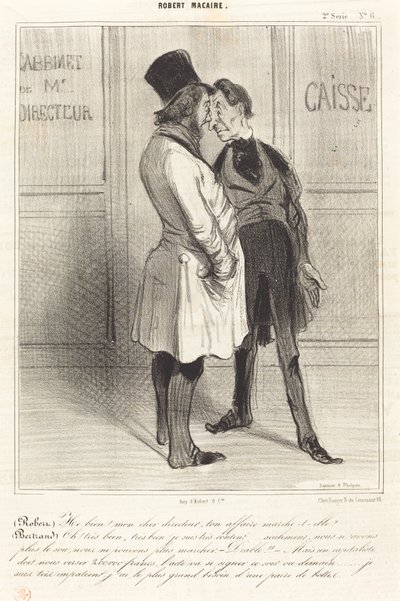 (Robert) Nå! min kære leder... af Honoré Daumier