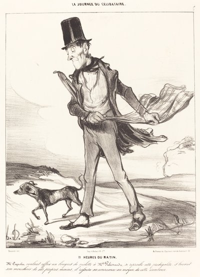 11:00 af Honoré Daumier