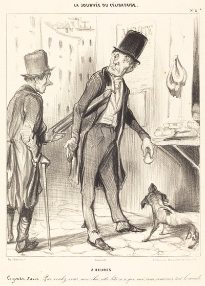 2 timer af Honoré Daumier