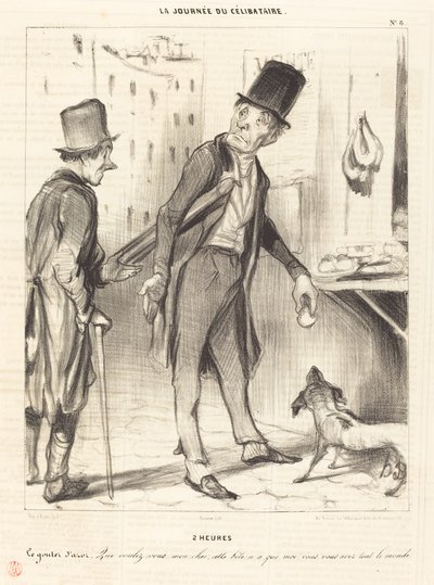 2 timer - Smagen af ​​Azor af Honoré Daumier