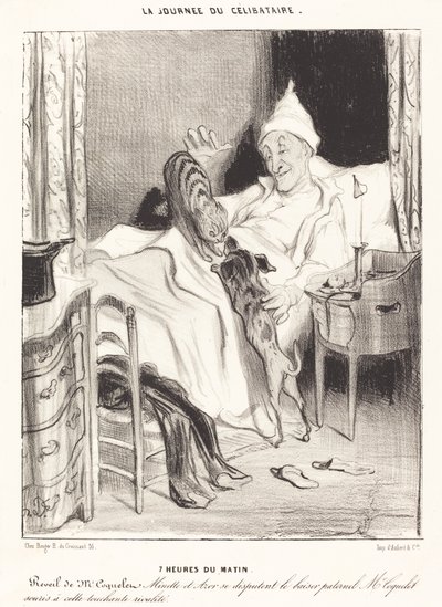 7 om morgenen af Honoré Daumier